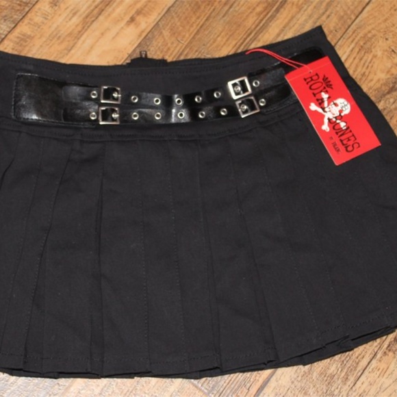Royal Bones Dresses & Skirts - NWT Royal Bones Goth punk pleated skirt